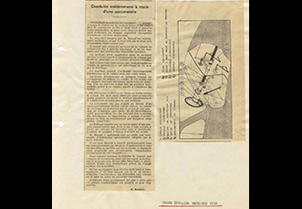 article de 1954 - l'invention du cercle accélérateur de J.P. Kempf