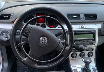 VW Passat mit Kempf Gasring und Handbetriebsbremse